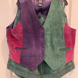 Jacque & KoKo Suede Vest (Size 18/20) and Short (Size 16) set
